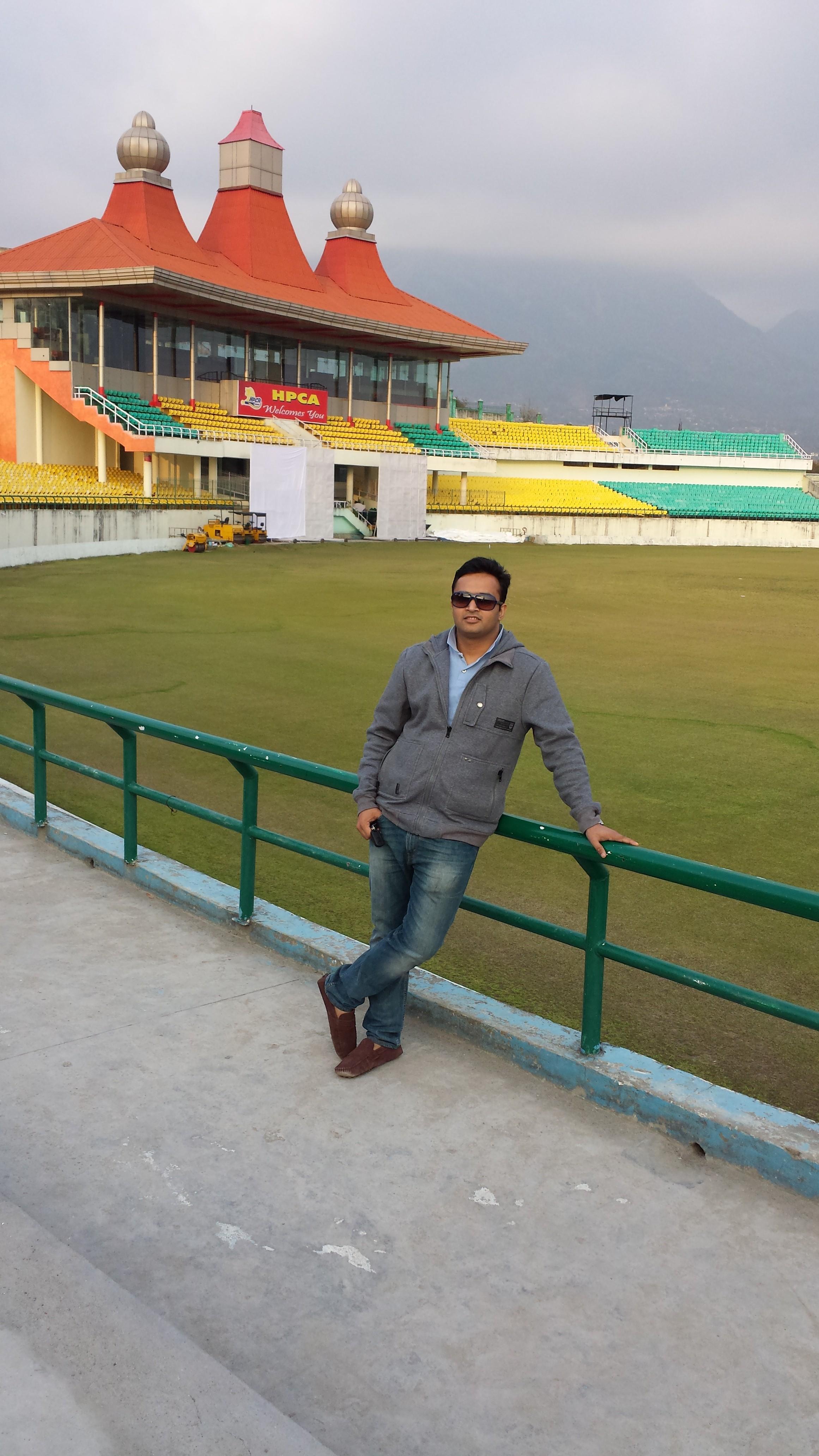 Dharamsala cricket ground